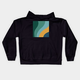 Abstract Lines #81 Kids Hoodie